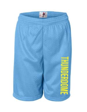 Thunderdome Block Letters Mesh Shorts