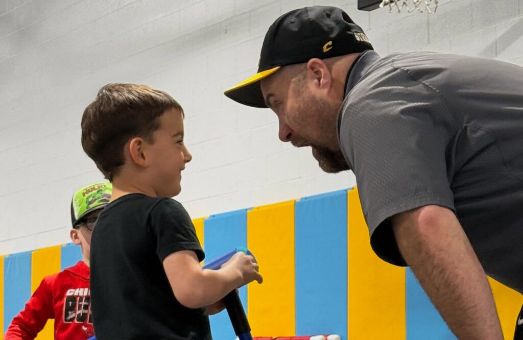 osm sports coaching with a child